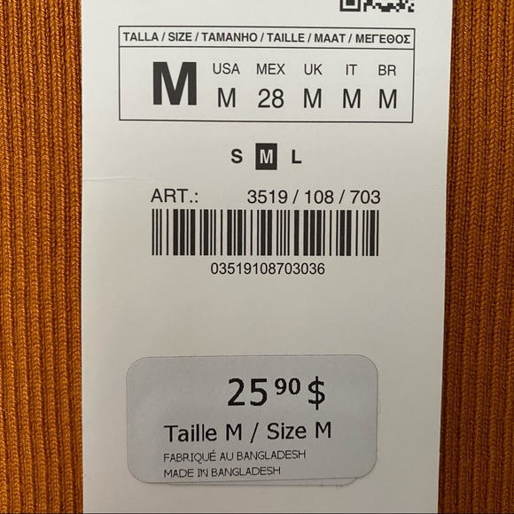 Zara Orange Tank Top - Picture 4 of 4